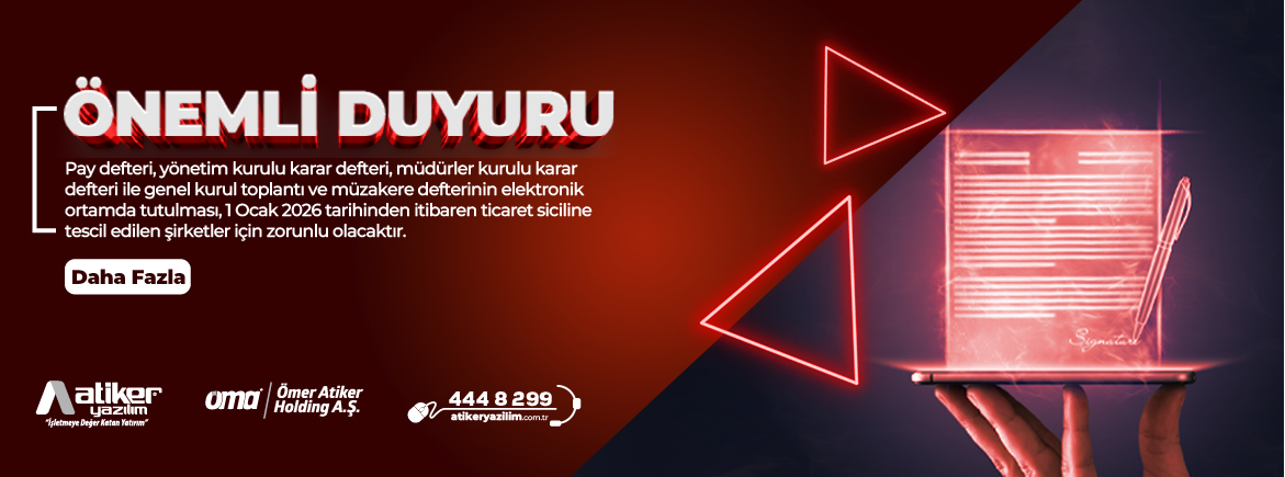 Ticaret Şirketlerinin Defterlerini Elektronik Ortamda Tutmalarına Yönelik Düzenlemeler